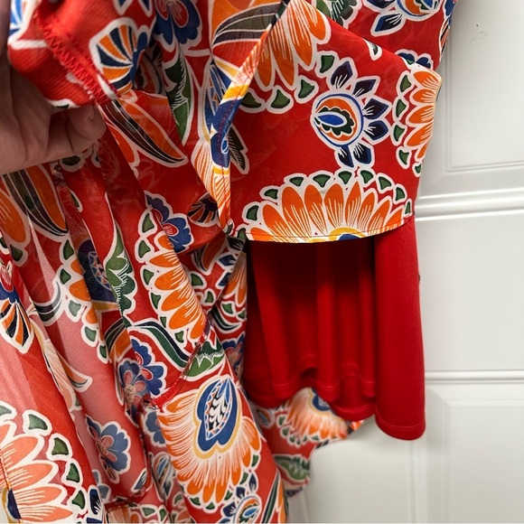 IZ Byer Floral Summer Dress - Medium - Picture 3 of 8